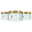 Dove Body Love Body Polish Exfoliate Away 3 Count For Rough, Bumpy Skin Body Scrub With Ahas For Silky Smooth Skin 12 Oz