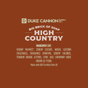 Duke Cannon Big Brick Of Soap - High Country | 10 Oz. Triple Milled Bar Soap | Birchwood & Tonka Scent | Supports U.S. Veterans, 3 Pack