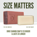Duke Cannon Supply Co. Big Brick Of Soap - Superior Grade, Large Men'S Soap With Musky Masculine Scents, All Skin Types, Leaf & Leather, 10 Oz