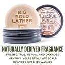 Duke Cannon Supply Co. Shampoo Puck For Men Gold Rush Fever Multi-Pack - Eco Friendly, Plastic Free, Solid Shampoo, Super Concentrated, Long-Lasting, Tsa Approved Tin, Sulfate-Free, 4.5 Oz (3 Pack)