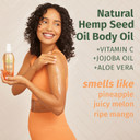Hempz Sweet Pineapple & Honey Melon Herbal Hydrating Multi-Purpose Body Oil For Body - Moisturizing Bath, Shower, Or Shaving Oil For Dry Or Sensitive Skin For Women & Men, 6.76 Oz