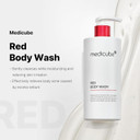 Medicube Red Acne Body Wash 14.52 Fl.Oz I Low Ph And Hydrating Cleanser With Salicylic Acid, Lactic Acid, Niacinamide And Hyaluronic Acid Suitable For Bacne Treatment | Korean Skin Care