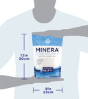 Minera Dead Sea Salt, 100% Pure & Natural, 5 Lbs Coarse Grain (0-1.7 -4Mm) Bulk Bag, Easily Dissolving Dead Sea Salts For Soaking & Bathing, Skin Nourishing Coarse Sea Salt, Unscented