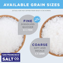 Minera Dead Sea Salt, 100% Pure & Natural, 10 Lbs. Fine Grain (0-1.7 Mm) Bulk Bag, Easily Dissolving Dead Sea Salts For Soaking & Bathing, Skin Nourishing Fine Sea Salt, Unscented