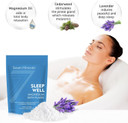 Sleepwell Magnesium Chloride Flakes 3Lb  Absorbs Better Than Epsom Salt - Unique & Natural Full Bath Soak Formula For Healthy Relaxation - With Cedarwood & Lavender