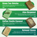 Detoxifying Sea Moss Soap - All-Natural Soap With Coffee Vanilla Coconut & Oatmeal Honey - Gentle On Sensitive Skin For Face And Body Use, Gift For Men & Women