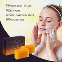 Valitic Kojic Acid Vitamin C And Retinol Soap Bars With Turmeric For Dark Spot - Original Japanese Complex With Collagen, Hyaluronic Acid, Vitamin E (4 Pack) - With Soap Holder