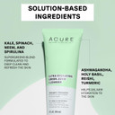 Acure Ultra Hydrating Green Juice Face Cleanser - Day & Night Facial Cleansing Foam, 4 Fl Oz Acure Ultra Hydrating Green Juice Face Cleanser - Day & Night Facial Cleansing Foam, 4 Fl Oz
