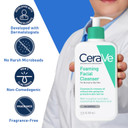 Cerave Foaming Facial Cleanser | Daily Face Wash For Oily Skin | Hyaluronic Acid + Ceramides + Niacinamide| Fragrance Free & Paraben Free | Non-Drying Oil Control Face Wash | 19 Fluid Ounce