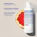 Malin + Goetz Grapefruit Face Cleanser, 8 Fl. Oz. - Men & Women Facial Cleanser For All Skin Types, Face Wash & Toner, Cleansing Facial Wash, Vegan & Cruelty Free Malin + Goetz Grapefruit Face Cleanser, 8 Fl. Oz. - Men & Women Facial Cleanser For All Skin Types, Face Wash & Toner, Cleansing Facial Wash, Vegan & Cruelty Free