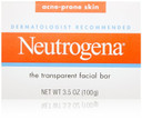 Neutrogena Transparent Facial Bars, Acne-Prone Skin Formula, 3.5 Ounce (Pack Of 8)