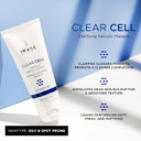 Image Skincare, Clear Cell Clarifying Salicylic Masque, Exfoliating Kaolin Clay Facial Mask With Mattifying Effect, Targets Acne Prone Skin, 2Oz