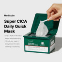 Medicube Super Cica Daily Quick Facial Masks (30 Sheets) - 60-Second Soothing & Hydrating Facial Mask With 88% Cica, Instant Cooling & Moisturization - 100% Vegan Certified, Korean Skincare Medicube Super Cica Daily Quick Facial Masks (30 Sheets) - 60-Second Soothing & Hydrating Facial Mask With 88% Cica, Instant Cooling & Moisturization - 100% Vegan Certified, Korean Skincare