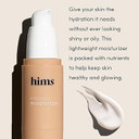Hims Everyday Moisturizer For Men - Energize Skin, Lock In Hydration - Hyaluronic Acid, Shea Butter, Lightweight Formula, Ocean Scent - Vegan, Cruelty-Free, No Parabens - 2 Pack
