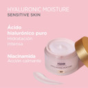 Isdin Isdinceutics Hyaluronic Moisture Sensitive Skin Calming Daily Face Moisturizer With Hyaluronic Acid 1.76 Oz