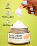 Kravebeauty Oat So Simple Water Cream, Enriched With Oat & Squalane To Soothe & Lock In Moisture, Everyday Moisturizer, For All Skin Types, Vegan & Cruelty Free, 2.7 Fl Oz