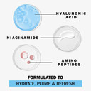 Olay Hyaluronic Acid + Peptide 24 Gel Face Moisturizer, 1.7 Oz Hydrating Face Gel Moisturizer For Dry Skin With Hyaluronic Acid And Niacinamide