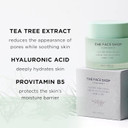 The Face Shop Tea Tree Pore Cream - Pore Minimizer, Hydrating, Soothing Face Moisturizer - Aha, Bha, Pha - Protects Skin Barrier - Hyaluronic Acid, Panthenol, Cica, Vitamin B5 - Korean Skin Care
