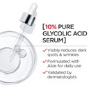 L'Oreal Paris Revitalift 10% Pure Glycolic Acid Face Serum, Visibly Evens Tone & Reduce Wrinkles, Fragrance Free 1.0 Fl Oz (30Ml)