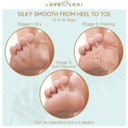 Love, Lori Foot Peeling Mask (3 Pack) - Baby Feet Foot Peel Mask - Foot Mask For Dry Cracked Feet - Foot Mask Socks For Rough Cracked Heels & Callus - Self Care Gifts For Women & Men - Spa Gifts
