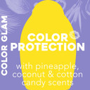 Ogx Colorglam Ultra Hydrating Shampoo For Color-Treated Hair, Gentle Sulfate-Free Surfactants To Help Protect Hair Color, Semi-Sweet Scent, 13 Fl Oz