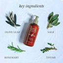 Made In Italy, All Natural Cruelty Free Hair Care For Women & Men, Hair Detox Clarifying Deep Conditioner Scalp Rinse, Rosemary, Sage & Olive Leaf Extract, Pump Not Included, 8.5 Fl Oz/251Ml, Refresh