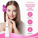 Tridesign Tri Moisturizing Conditioner - Hydrating Dry & Damaged Hair, Infused Wheat Protein To Protect, Repair & Restores Moisture To Curly, Straight, Wavy Treated Hair - 10.5 Fluid Ounce