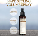 Bouquet Garni Nard Styling Volume Spray - Hair Spary For Hair Styling, Blow Dry Spary, Frizz Ease, Volumizer - Hair Gloss And Hair Shine Spray - Argan Oil For Hair, Hyaluronic Acids- 6.7 Fl. Oz