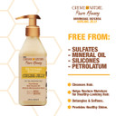 Creme Of Nature Curling Jelly, Pure Honey, Coconut Oil And Shea Butter Formula, Shrinkage Defense, 11.5 Oz