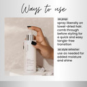 Kenra Platinum Pearl Detangler | Lightweight Conditioning Milk | Adds Moisture & Slip | Effortless Detangling & Manageability | Thermal Protection Up To 450F | All Hair Types | 5.4 Fl. Oz