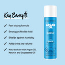 Marc Anthony Argan Oil Hairspray With Keratin, Extra Hold - Volumizing Hair Spray Fights Frizz & Humidity - Nourishing Argan Oil Of Morocco Texturizing & Hair Styling Spray - Sulfate & Paraben Free