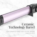 Remingtonã¢Â® Curling Wand/Hair Waver, Oval Barrel, For Deep Waves, Ci50U3