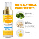 Sunscreen For Hair And Scalp, Premium Spf 30 Hair Sunscreen Spray| Protect From Harmful Uv Rays, Color Fade, And Dryness | Non-Greasy Formula
