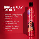 Sexyhair Big Spray & Play Harder Firm Volumizing Hairspray, 10 Oz | Stargazer | All Day Hold And Shine | Up To 72 Hour Humidity Resistance