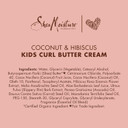 Sheamoisture Curling Styling Cream For Curl Definition Coconut & Hibiscus Curl And Detangle Kids Hair 6 Oz