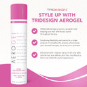 Tri Design Aerogel Hairspray - Non-Toxic Hair Finishing Spray For Styling, Volumizing And Holding Curly Hair With Flexible Hold - For Women And Men - Pack Of 2 (10.5 Oz)