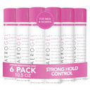 Tri Design Aerogel Hairspray - Non-Toxic Hair Finishing Spray For Styling, Volumizing And Holding Curly Hair With Flexible Hold - For Women And Men - Pack Of 6 (10.5 Oz)