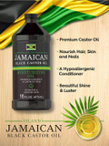 Carlyle Jamaican Black Castor Oil 16Oz | Nourish Hair, Skin, And Nails | All Natural Hypoallergenic Conditioner