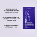 Clairol Professional Shimmer Lights Violet Toning Mask For Neutralizing Brassy Tones With Refreshing Blonde Hair Results