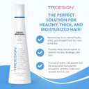 Tri Design Professional Hair Care Jojoba Oil Shampoo - Moisturizing, Thickening, And Nourishing For All Hair Types, Daily Use, Boosts Shine & Manageability, 10.5 Oz