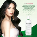 Tri Design Hydrating Shampoo For Color Treated Hair, Sulfate And Paraben Free Color Care Treatment, Concentrated Hair Color Shampoo, Gently Cleanses -33.8 Fluid Ounce