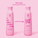 V&Co. Beauty Curly Hair Shampoo With Peptide Technology, 12 Oz, Curl Enhancing