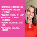 Vibriance Shampoo And Conditioner Set - Strengthening Shampoo Infused With Biotin For Aging Hair - Deeply Hydrating And Moisturizing Conditioner For Dry, Damaged Hair