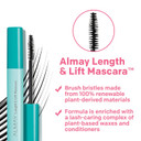 Almay Lengthening Mascara, Volume & Lift, Eye Makeup, Hypoallergenic And-Fragrance Free, 010 Blackest Black, 0.24 Fl Oz