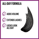 Maybelline The Falsies Lash Lift Washable Mascara Volumizing, Lengthening, Lifting, Curling, Multiplying, Eye Makeup, Ultra Black, 1 Count