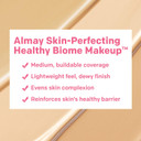 Almay Skin Perfecting Healthy Biome Foundation Makeup With Prebiotic Complex Spf 25, Hypoallergenic, -Fragrance Free, 100 Fair, 1 Fl. Oz
