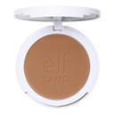 E.L.F. Camo Powder Foundation, Lightweight, Primer-Infused Buildable & Long-Lasting Medium-To-Full Coverage Foundation, Medium 375 N