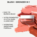 It Cosmetics Glow With Confidence Sun Cream Blush - Blendable & Buildable Blush + Bronzer For A Pop Of Sun-Blushed Color - 24Hr Hydration With Hyaluronic Acid, Peptides & Vitamin E- 0.63 Oz