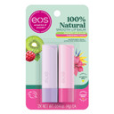 Eos 100% Natural Lip Balm, Raspberry Kiwi Splash & Passionfruit Agave, All-Day Moisture, Lip Care Products, 0.14 Oz, 2-Pack