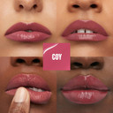 Maybelline Super Stay Vinyl Ink Longwear No-Budge Liquid Lipcolor Makeup, Highly Pigmented Color And Instant Shine, Coy, Rose Mauve Nude Lipstick, 0.14 Fl Oz, 1 Count
